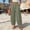 A1_Light Green, variant on Zjunqe Women's Cotton Linen Palazzo Barrel Pants High Waist Linen Lantern Pants High Waisted Balloon Pants Summer Casual Loose Beach Boho Wide Leg Baggy Cropped Trousers with Pockets Black L