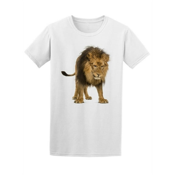 Amazing Lion Standing T-Shirt Men -Image by Shutterstock, Male Small