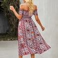 thumbnail image 4 of Vestido bohemio de una pieza con hombros descubiertos NikouMX, 4 of 6