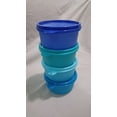 thumbnail image 4 of Tupperware Lunch Box Set of 4 Tropical Cups 200 ml Small food Storage Containers, 4 of 5