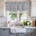 thumbnail image 2 of Lavender Paisley Valances for Windows Abstract Vintage Floral Traditional Ethnic Leaf Valance Curtains Rod Pocket Bathroom Small Window Treatments for Kitchen Living Room Bedroom, 54"x18", 2 of 7