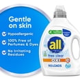 thumbnail image 3 of Detergente líquido para ropa All Free Clear OXI, 2 x 2,37 L, 90 cargas, 3 of 4