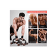 thumbnail image 2 of Kit Rodillo Abdominal BELUG Barras Push-up cuerda Ejercitador Mano Negro con rojo, 2 of 5