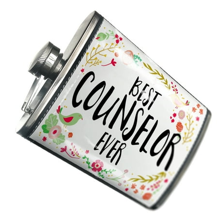 

NEONBLOND Flask Happy Floral Border Counselor