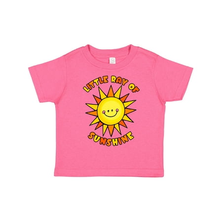 

Inktastic Little Ray of Sunshine Cute Smiling Yellow and Orange Sun Gift Toddler Boy or Toddler Girl T-Shirt