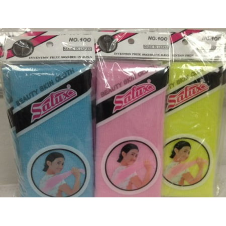 Salux Nylon Japanese Beauty Skin Bath Wash Cloth/towel 12 Pack ...