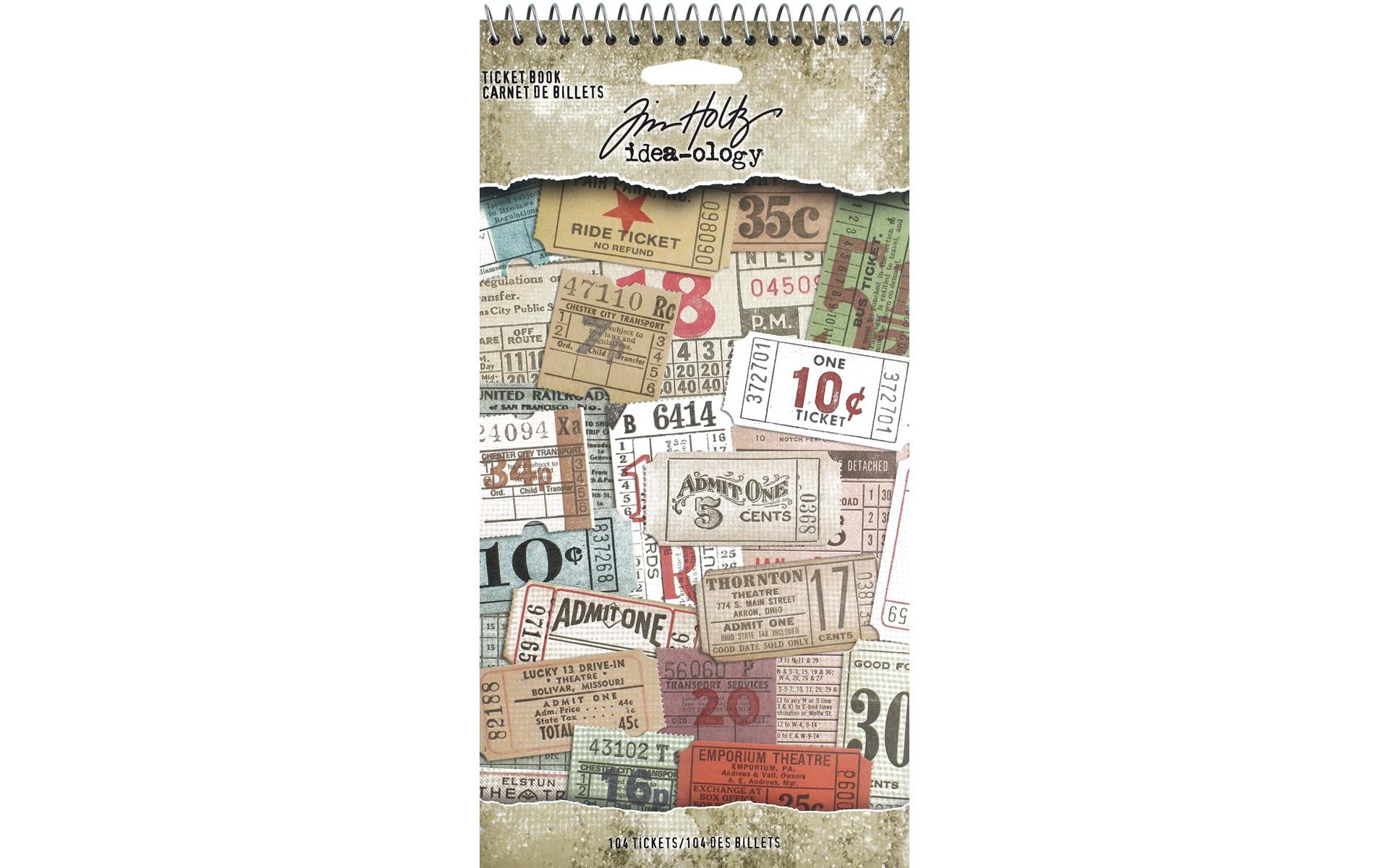 Tim Holtz Idea-ology Ticket Book
