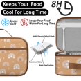 thumbnail image 4 of Tribal Antique Pattern Lunch Bag – Rustic Style Geometric Thermal Bento for Style-Conscious, 4 of 6
