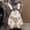 White, variant on Back to School Supplies Cute Rabbit Ear Hoodie Backpack for with Ample Storage and Everyday Versatility