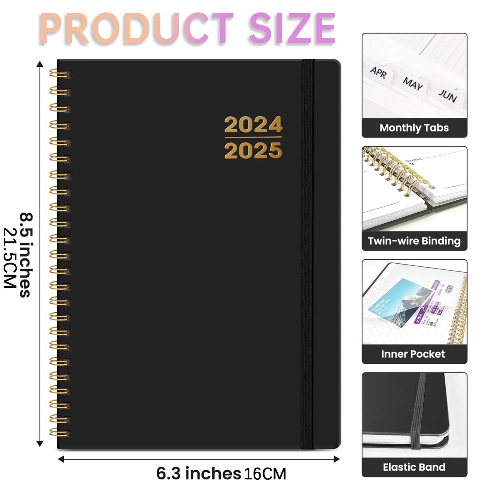 Clearance notebook for recording under $10,Academic Planner 2024 2025 For Women & Men Monthly And Weekly Calender Planner Jul 2024 Jun 2025 A5 (6.3" X 8.5") Teacher Planner 2024 2025 With Tabs I