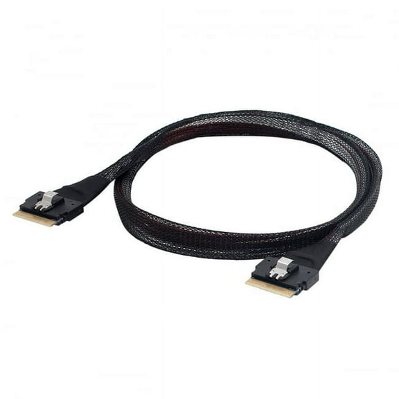 Chenyang CY PCI-E Slimline SAS 4.0 SFF-8654 8i 74pin Host to SFF-8654 74Pin Slim SAS Target Cable 50cm Cable
