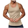 thumbnail image 1 of Gilet de Sport Entraînement Physique à Rayures Verticales Tricoté d'Été, 1 of 5