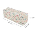 thumbnail image 2 of Unique Bargains 1 Pc Simple Floral Style Drawstring Makeup Bag for Vacation Red Blue Polyester, 2 of 6