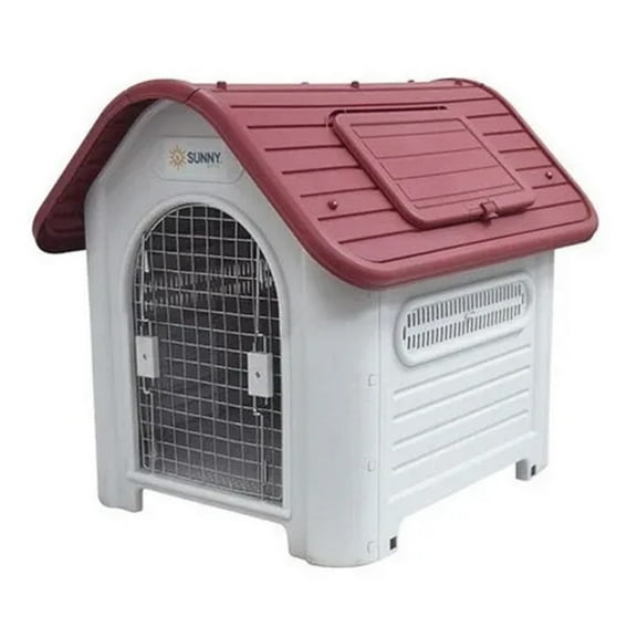Casa Perro Sunny Térmica Puerta Metálica 117x97x113cm Sdh507 Sunny SDH-507_ROJ