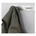 thumbnail image 3 of Nail Head Wall Coat Rack, Two Hooks, Metal, 12w X 2.75d X 2h, Satin | Bundle of 2 Each, 3 of 4
