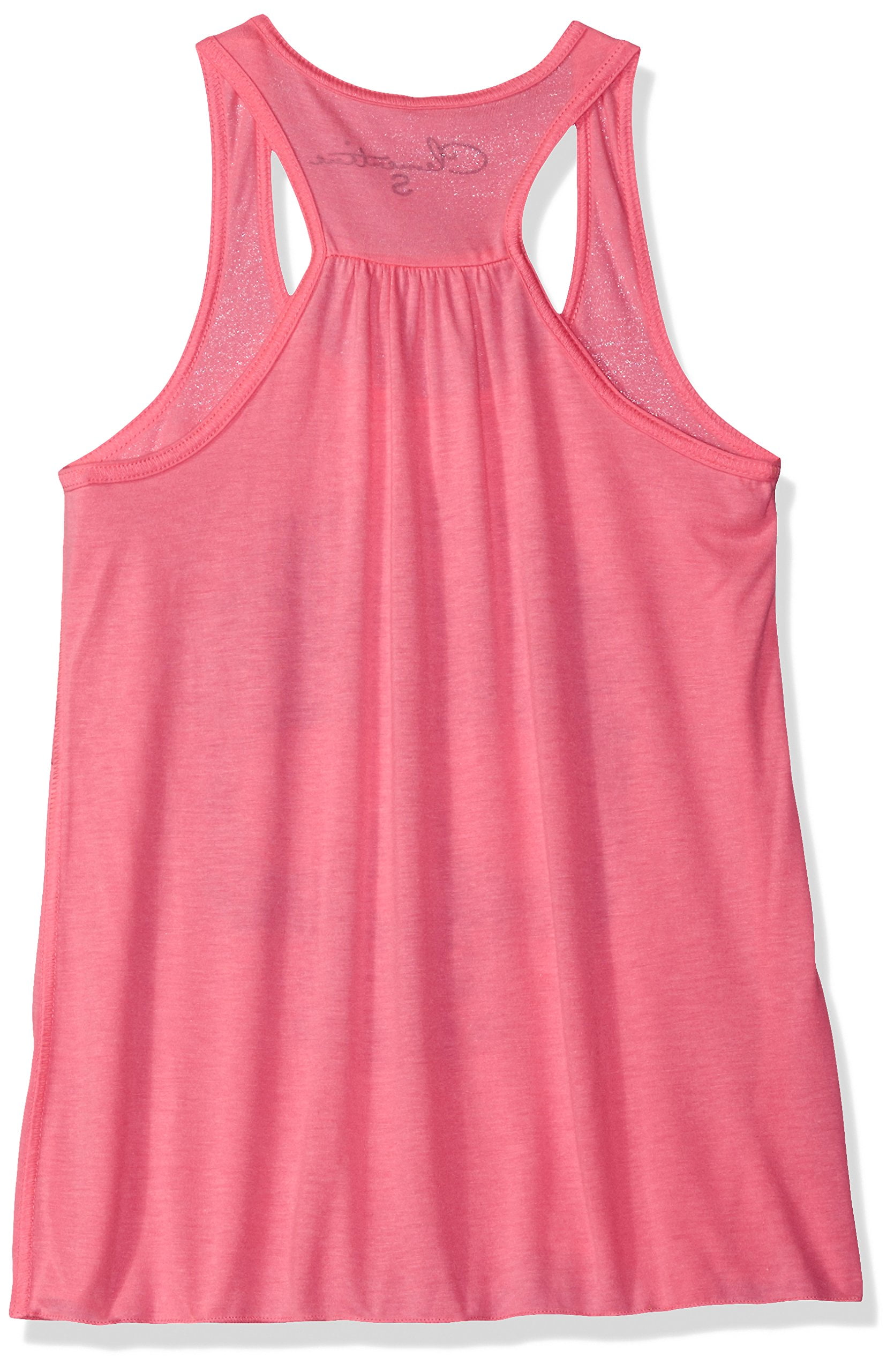 Women's Floral Skull Graphic Flowy Racerback Tank Top