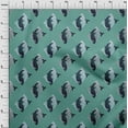 thumbnail image 3 of oneOone Cotton Cambric Fabric Fish Block Print Fabric BTY 56 Inch Wide, 3 of 4