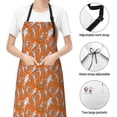 thumbnail image 4 of Kdxio Halloween Mummy Apron with Pockets Adjustable Kitchen Aprons for Men Women Waterproof Aprons for Cooking,Drawing,Crafting, Baking Household Cleaning, 4 of 8