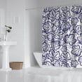 thumbnail image 2 of Waterproof Pattern with Grapes Leaves Shower Curtain 72x72 Inch Boho Style Polyester Unique Shower Curtain for Bathroom Hotel Home Decor with 12 Plastic Hooks, 2 of 5
