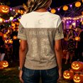 thumbnail image 3 of Stralyhd Ghost Womens Shirts Retro Camper Ghost Tee Festival Gathering V‑neck Tops Retro Short Sleeve Shirt S, 3 of 4