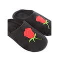 thumbnail image 3 of Topumt Women House Slipper Fuzzy Rose Plush Indoor Outdoor Anti-Skid Home Shoes, 3 of 8