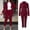H-Wine, variant on Kcodviy Women Solid Long Sleeved Trouser Suit Pockets Trousers Pants Snow Pants Womens Bib Overalls Suit Elegant Suit