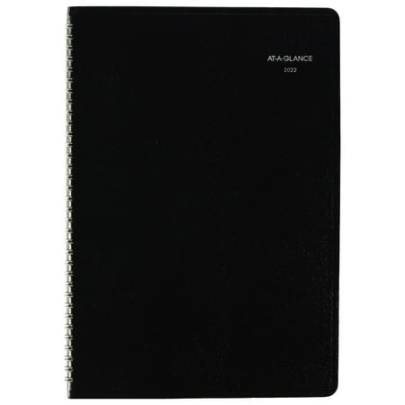 UPC: 0038576491427 | AT-A-GLANCE DayMinder Monthly Planner  8  x 12   Black  December 2021 to January 2023 – G4700022