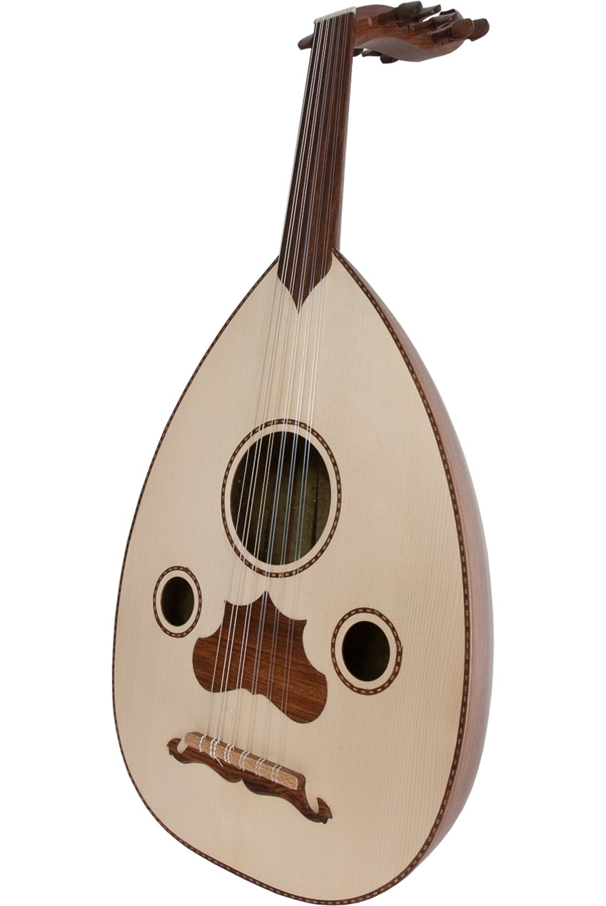 Turkish Oud Folk Instrument Guitar Lute 11 Strings Made in Turkey Gigbag Set 