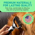 thumbnail image 3 of Grooming Brush Maxpower Planet Pet, rastrillo para subpelo de doble cara para mascotas, 3 of 9