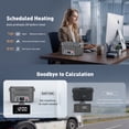 thumbnail image 4 of Portable Electric Lunch Box for Adults- Automatic Scheduled Heating Meal Container, Cordless Battery Powered Heated Lunch Box, 5.5 Cups Capacity, with Removable Tray Divider, Dishwasher Safe，Gray, 4 of 16