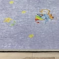 thumbnail image 3 of Care Bears Sailing On Clouds 6' x 9' Lavender Area Rug By Well Woven, 3 of 7