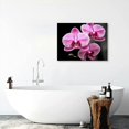 thumbnail image 6 of Chilfamy Orchid Print Canvas Wall Art Ready To Hang Home Decor 20x16in, 6 of 6