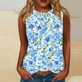 thumbnail image 2 of Levmjia Womens Sleeveless Tank Tops Summer Casual Loose Round Neck Cotton Blouse for Women Fashion Comfortable Breathable Trendy Streetwear, 2 of 4