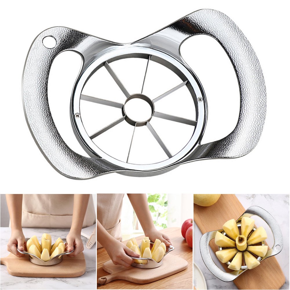 Betterlife Stainless Steel Apple Slicer Cutter Fruit Divider Tool