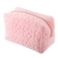 thumbnail image 6 of Unique Bargains 1Pcs Travel Makeup Bag Makeup Brush Holder Makeup Organizer Bag Cosmetics Storage Bag Cloth Pink, 6 of 7