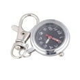 thumbnail image 3 of SHISUYAN Keychain Pocket Watch Quartz Watch Large Number Couples Watch for Children Men Couples (Black）, 3 of 8