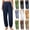 Black, variant on Sexlip Women's Wide Leg Pants All Season wide leg relaxed fit with pockets stretchy casual soft fabric all day comfort White XXXL