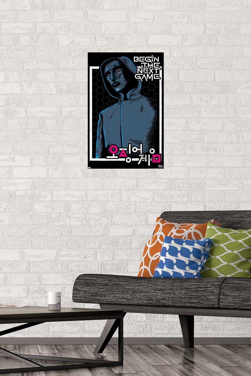 Netflix Squid Game - Begin the Next Game Wall Poster, 14.725" x 22.375"