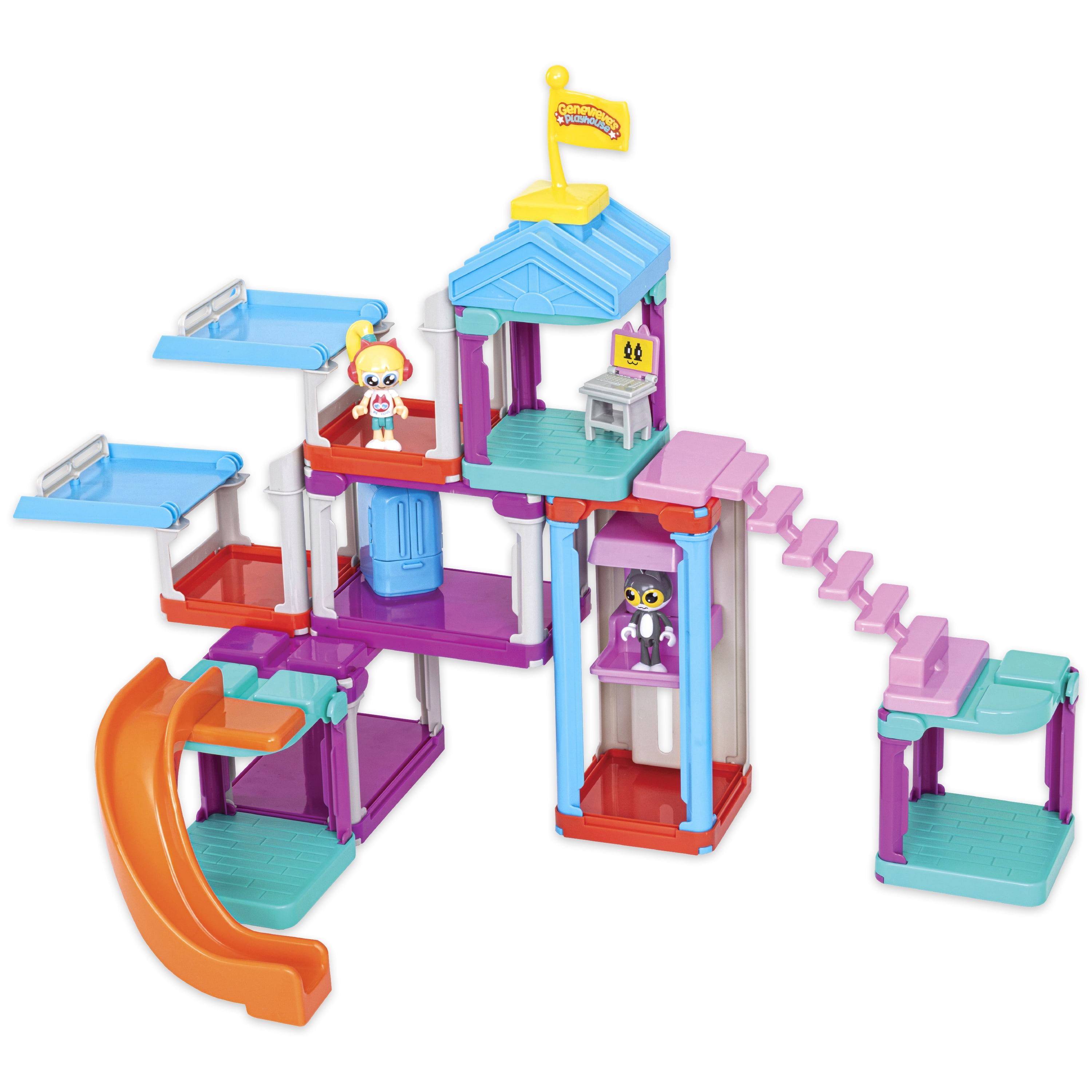 Genevieve's Playhouse Interactive Playset, YouTube Learning Channel, Educational Content, Official Brand Merch, Ages 3+