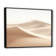 thumbnail image 2 of Designart "Slumber Dreams In Desert Sands II" Minimalism Floater Framed Wall Art Living Room, 2 of 5