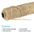 thumbnail image 3 of Uxcell Jute Twine 1mm, 164 Feet Long Brown Twine Rope for DIY Subjects, 3 of 5