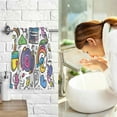 thumbnail image 7 of Yayeee 2 Pack Hand Towels for Bathroom 100% Cotton 16" x 28" Soft Absorbent Kitchen Towel, White Doodle Pattern, 7 of 7