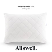 Allswell Cool Lux Cooling Bed Pillow, Standard/Queen Size Pillow for Sleeping, Cooling Pillow with Cover