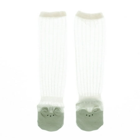 

iaksohdu 1 Pair Baby Socks Knee-length Wear-resistant Breathable Cartoon Animal Toddler Stockings Infant Supplies