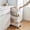 White, variant on Utility Slim Storage Cart,3-Tier Rolling Kitchen Office Laundry Room Cart,Mobile Shelving Unit Organizer for Living Room Bathroom Baby Diaper Narrow Places (White, UC-White-7.1inch)