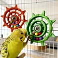 thumbnail image 4 of Pet Bird Entertainment Toy with Rotating Chewing Gadget for Cage Interaction and Movement - Cage Accessory for Parrot Play and Stimulation in Five Color Variants, 4 of 4