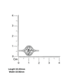 thumbnail image 5 of Auory Elegant Moissanite Halo Design Ring for Women, 5 of 10