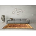 thumbnail image 3 of Ahgly Company Indoor Square Oriental Brown Industrial Area Rugs, 8' Square, 3 of 4