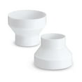 thumbnail image 1 of 2 Pcs 6 To 4 Inch Duct Reducer Increaser Abs Air Duct Adapter Duct Fan Or Dryer Vent Adapter Pipe Banmo, 1 of 5