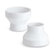 thumbnail image 1 of 2 Pcs 6 To 4 Inch Duct Reducer Increaser Abs Air Duct Adapter Duct Fan Or Dryer Vent Adapter Pipe Banmo, 1 of 5